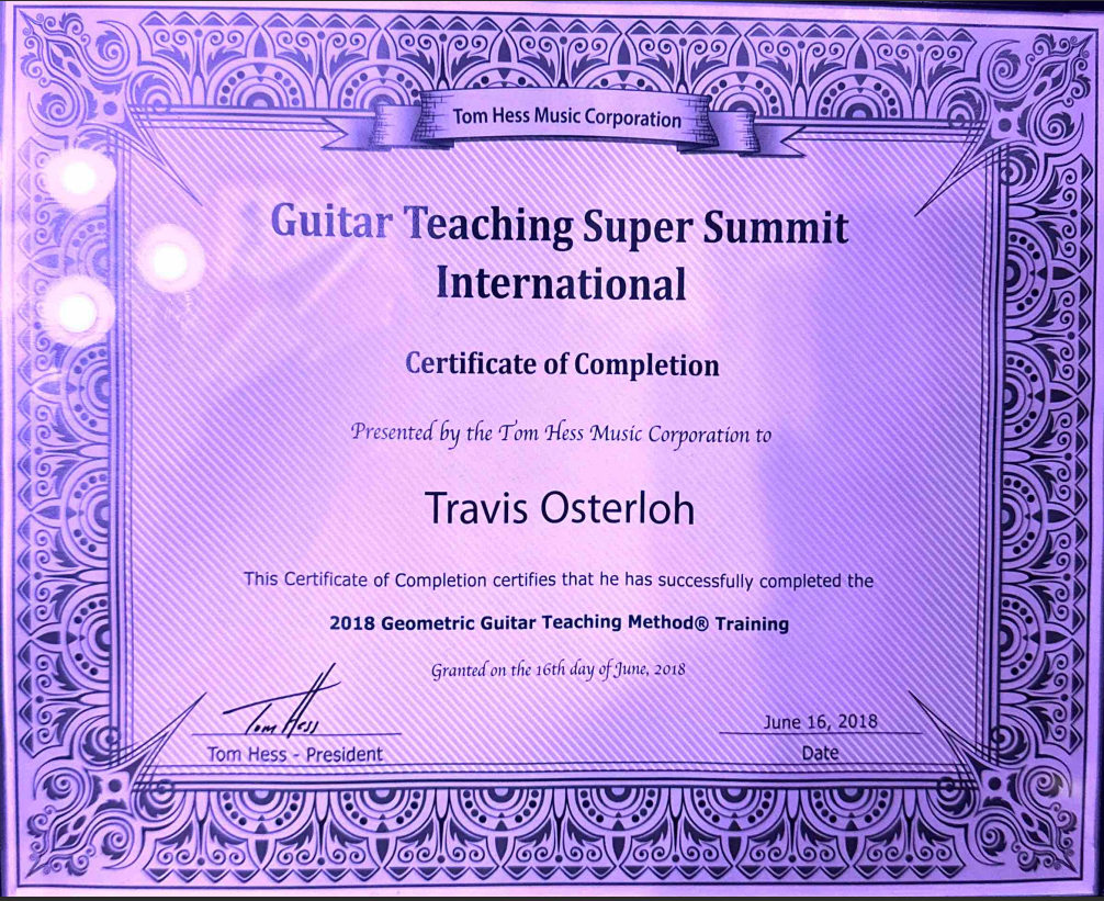 Geometric Guitar Teaching 2018